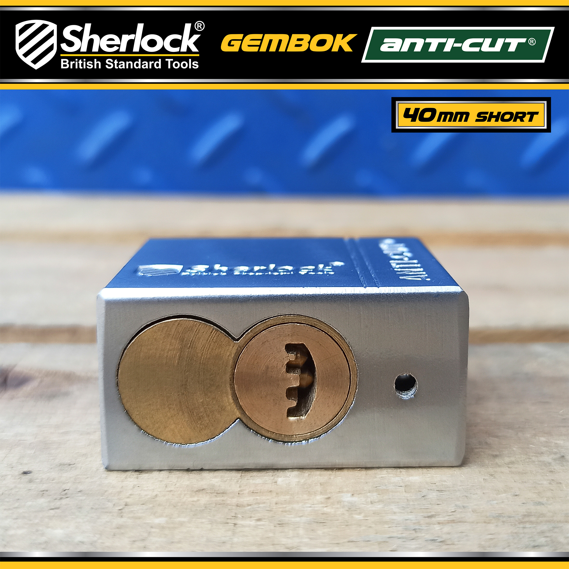 Sherlock Gembok ANTICUT 40mm (pendek) - NEW (11/23)