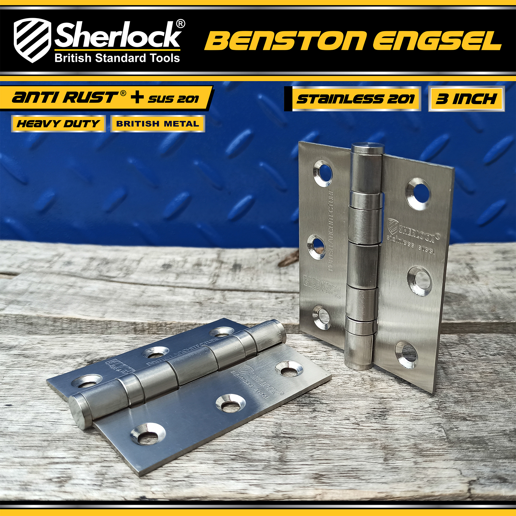 Benston Engsel SS - 3" (mika)