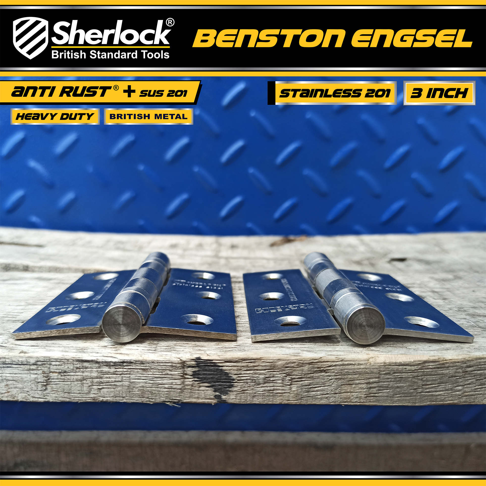 Benston Engsel SS - 3" (mika)