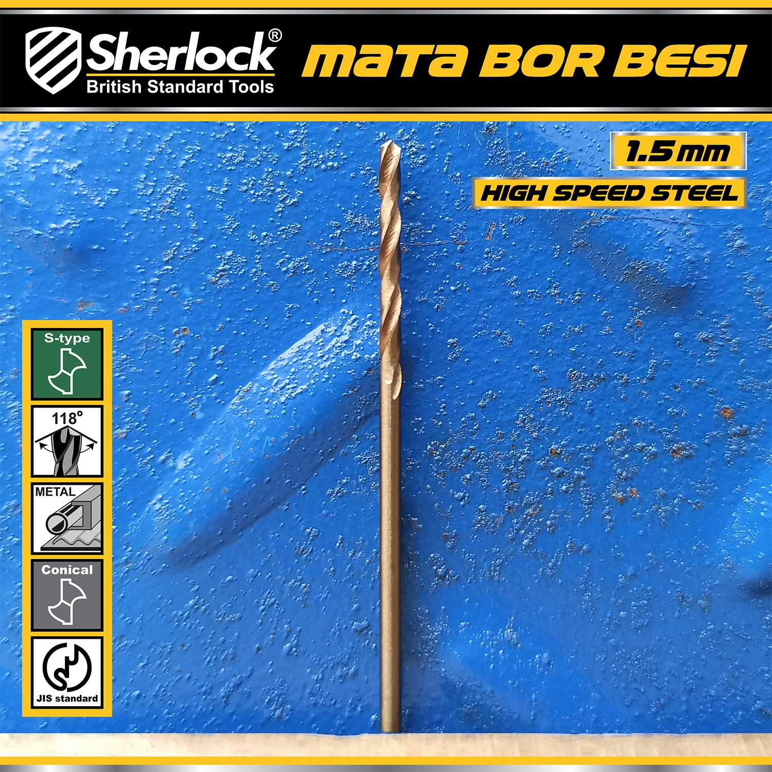 Benston Mata Bor JIS 1.5mm (PCS)