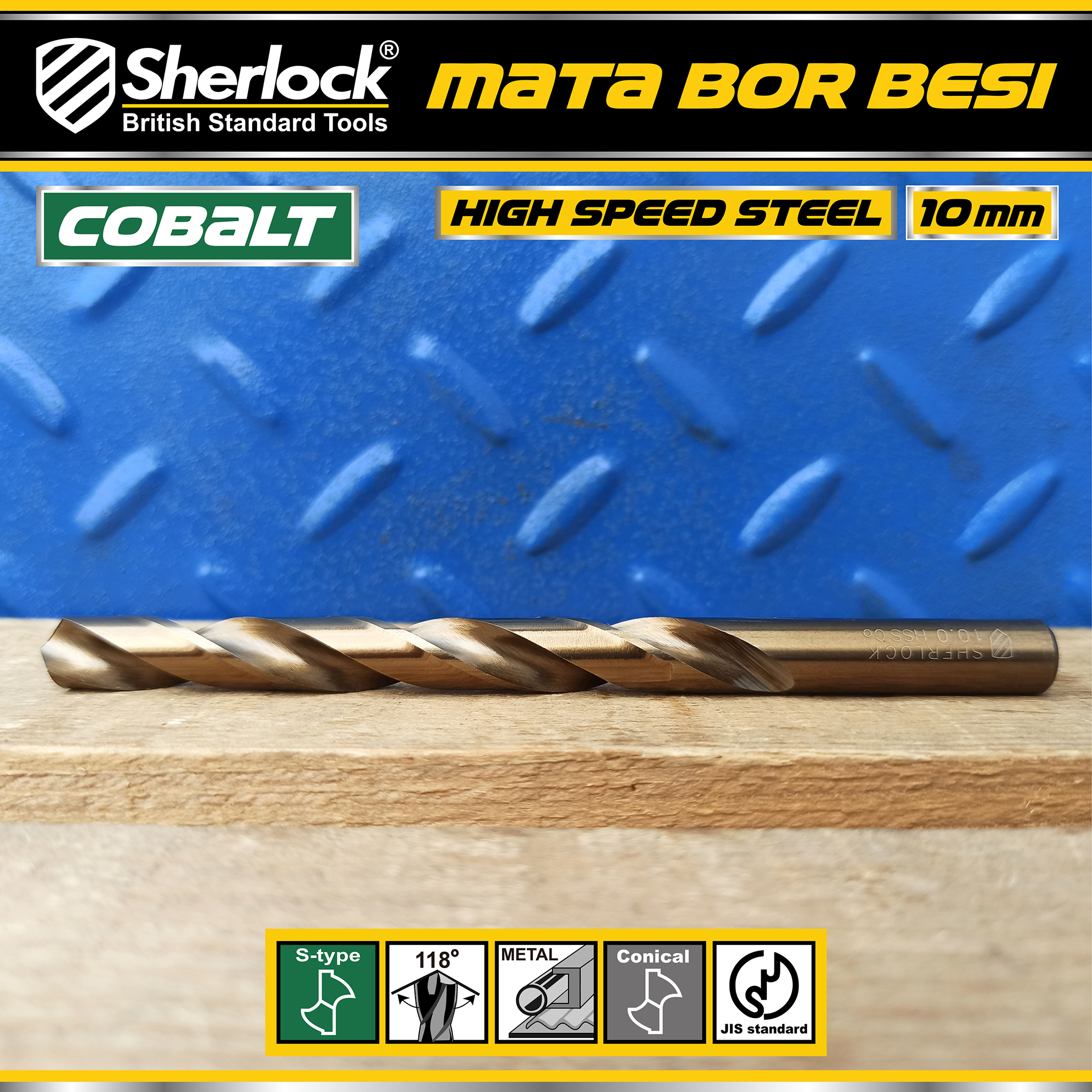 Benston Mata Bor JIS 10mm (PCS)