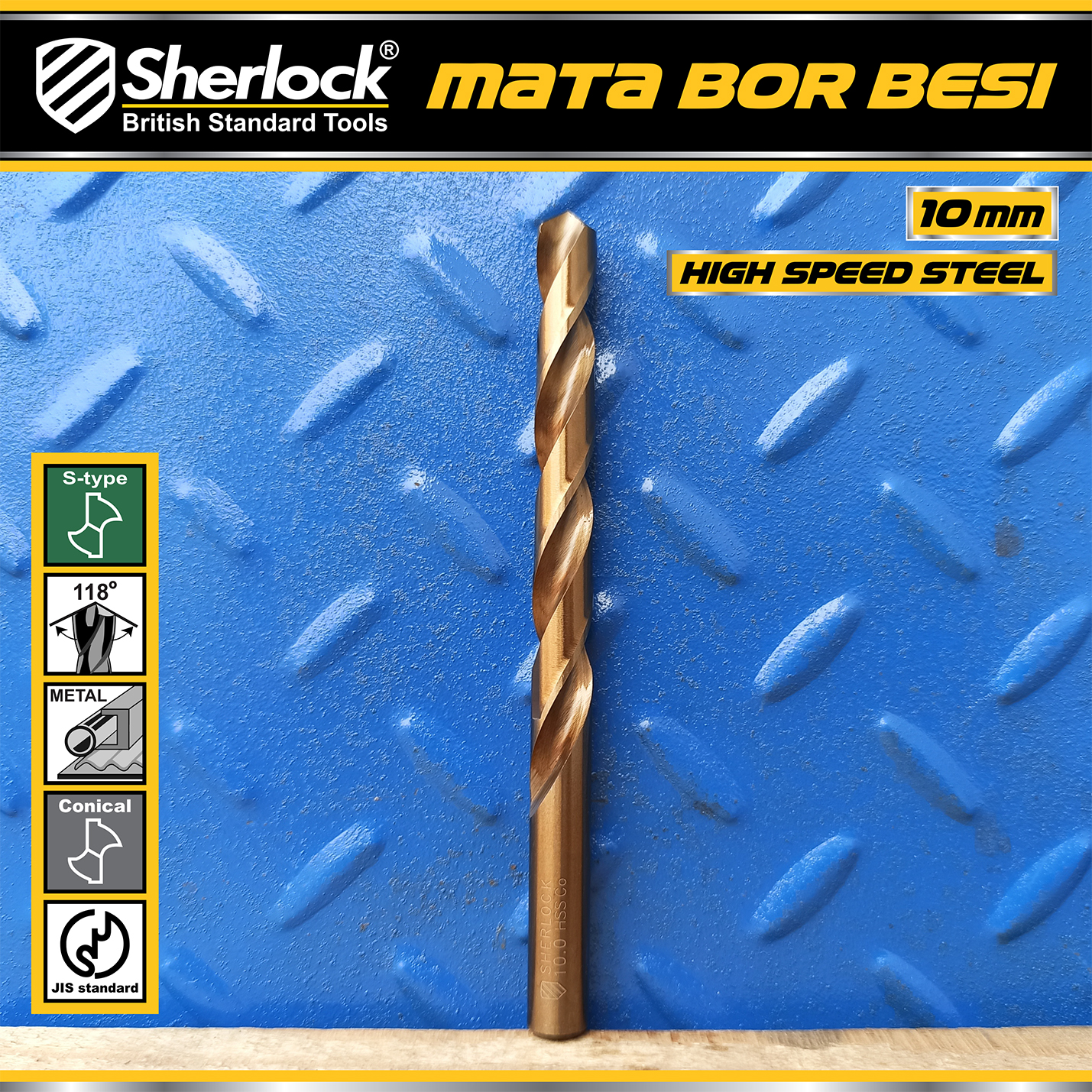 Benston Mata Bor JIS 10mm (PCS)