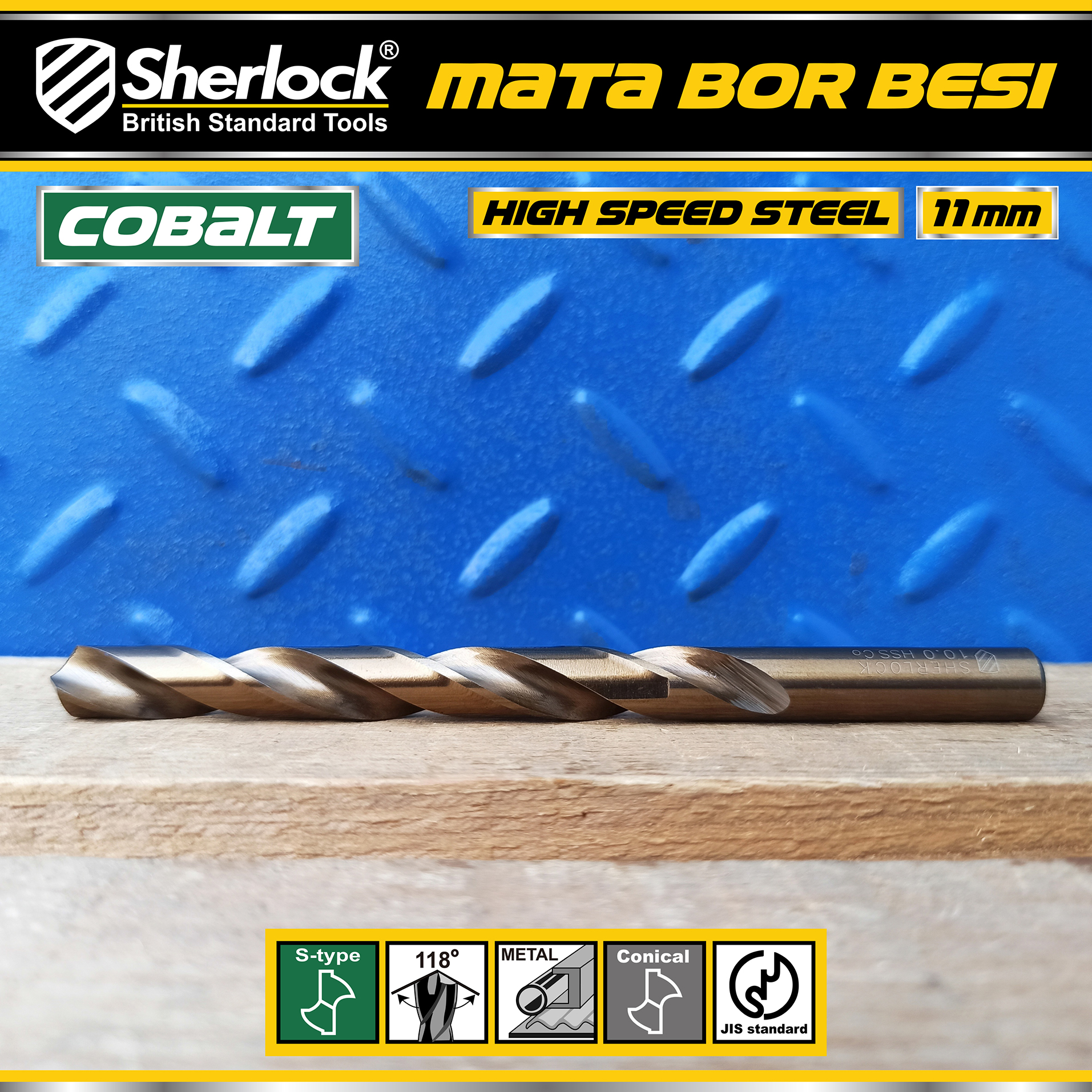 Benston Mata Bor JIS 11mm (KTK:5pcs)