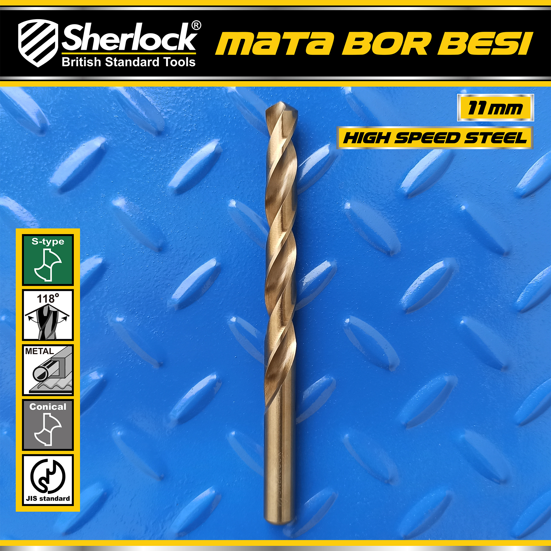 Benston Mata Bor JIS 11mm (KTK:5pcs)