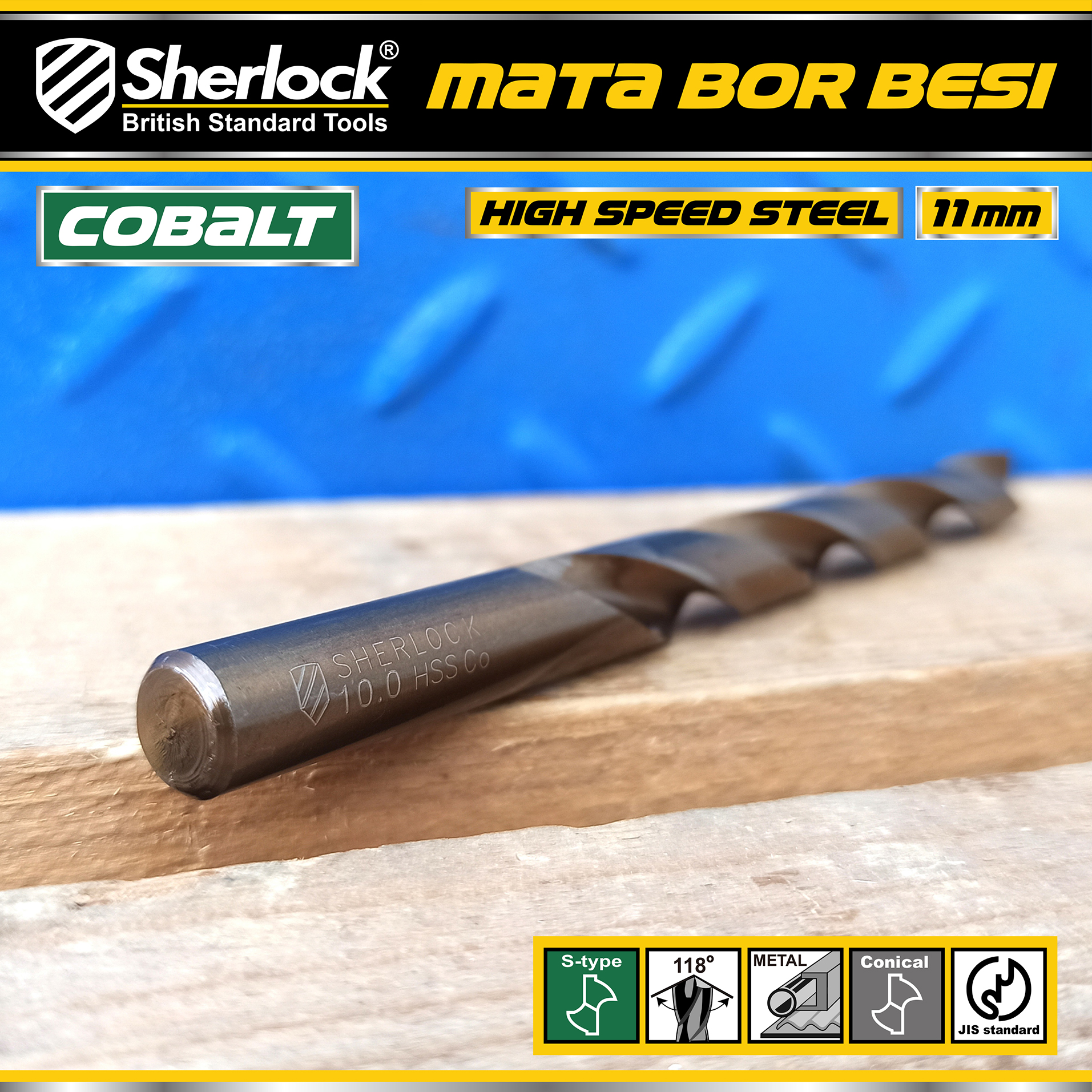 Benston Mata Bor JIS 11mm (PCS)