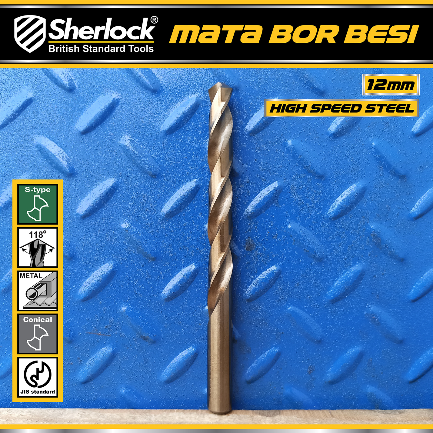 Benston Mata Bor JIS 12mm (KTK:5pcs)