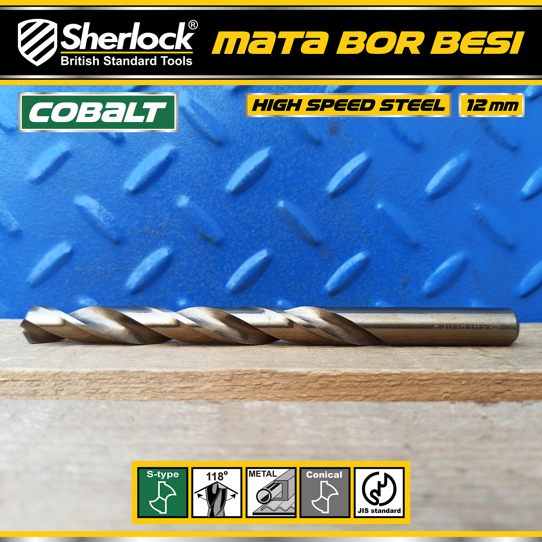 Benston Mata Bor JIS 12mm (PCS)