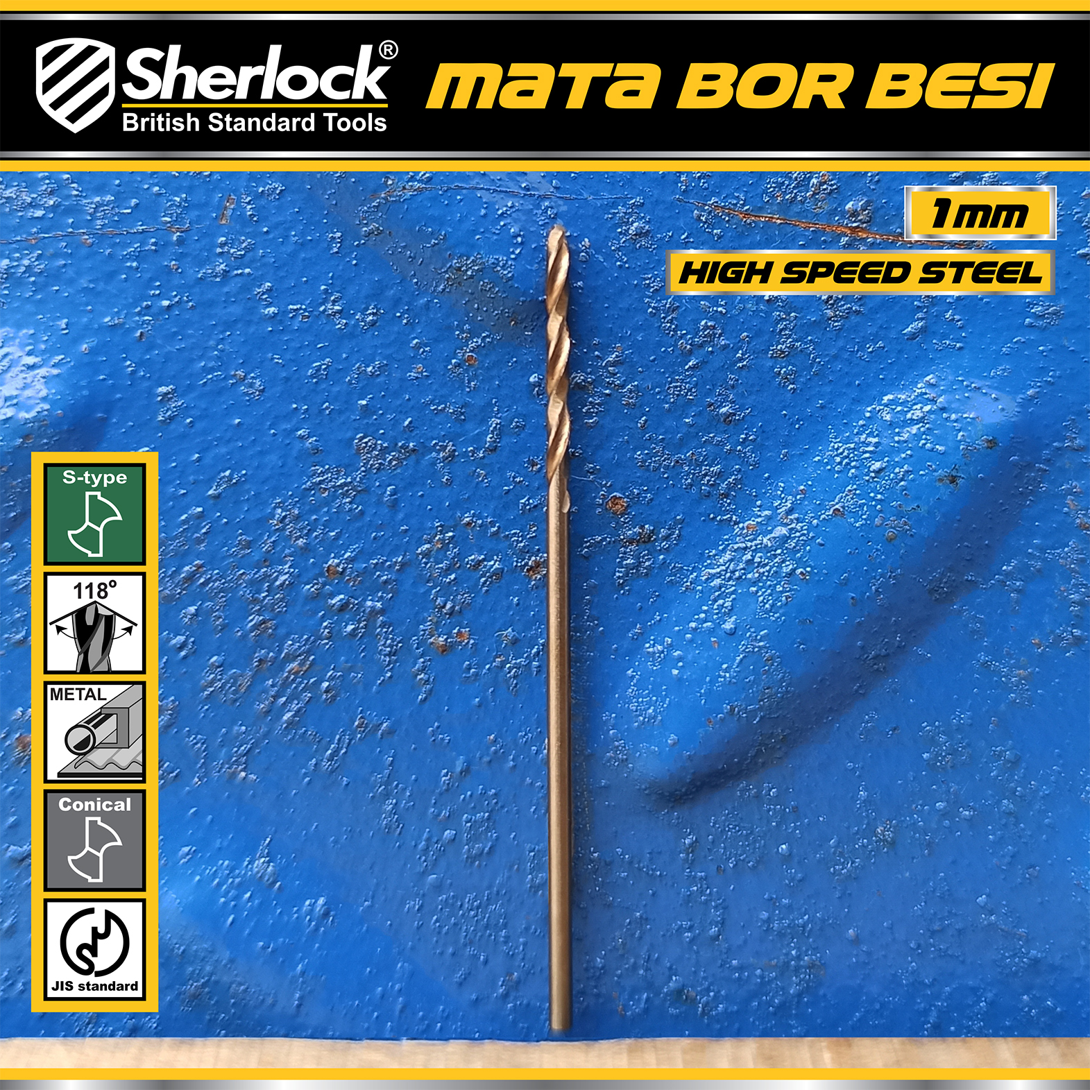 Benston Mata Bor JIS 1mm (KTK:10pcs)
