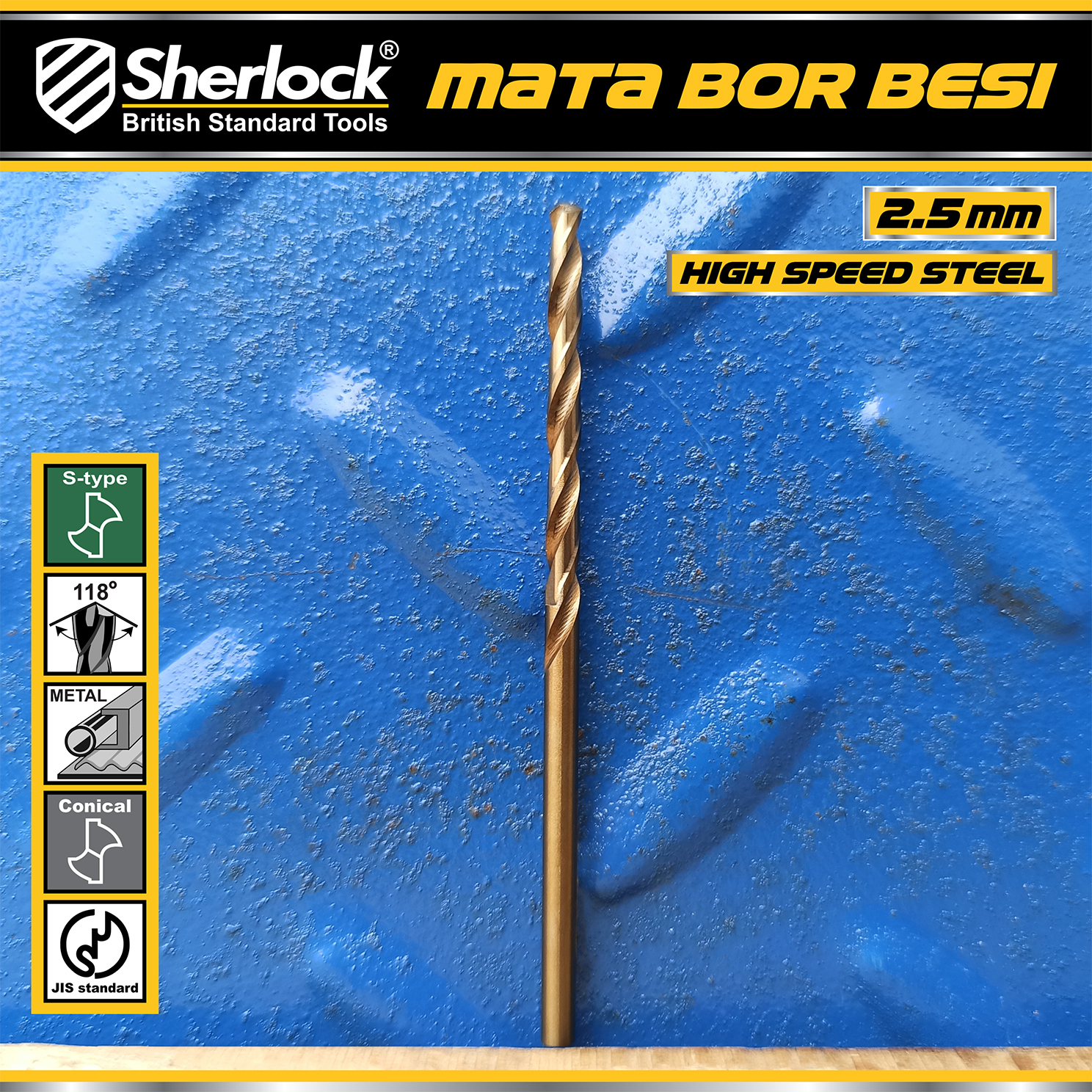 Benston Mata Bor JIS 2.5mm (KTK:10pcs)