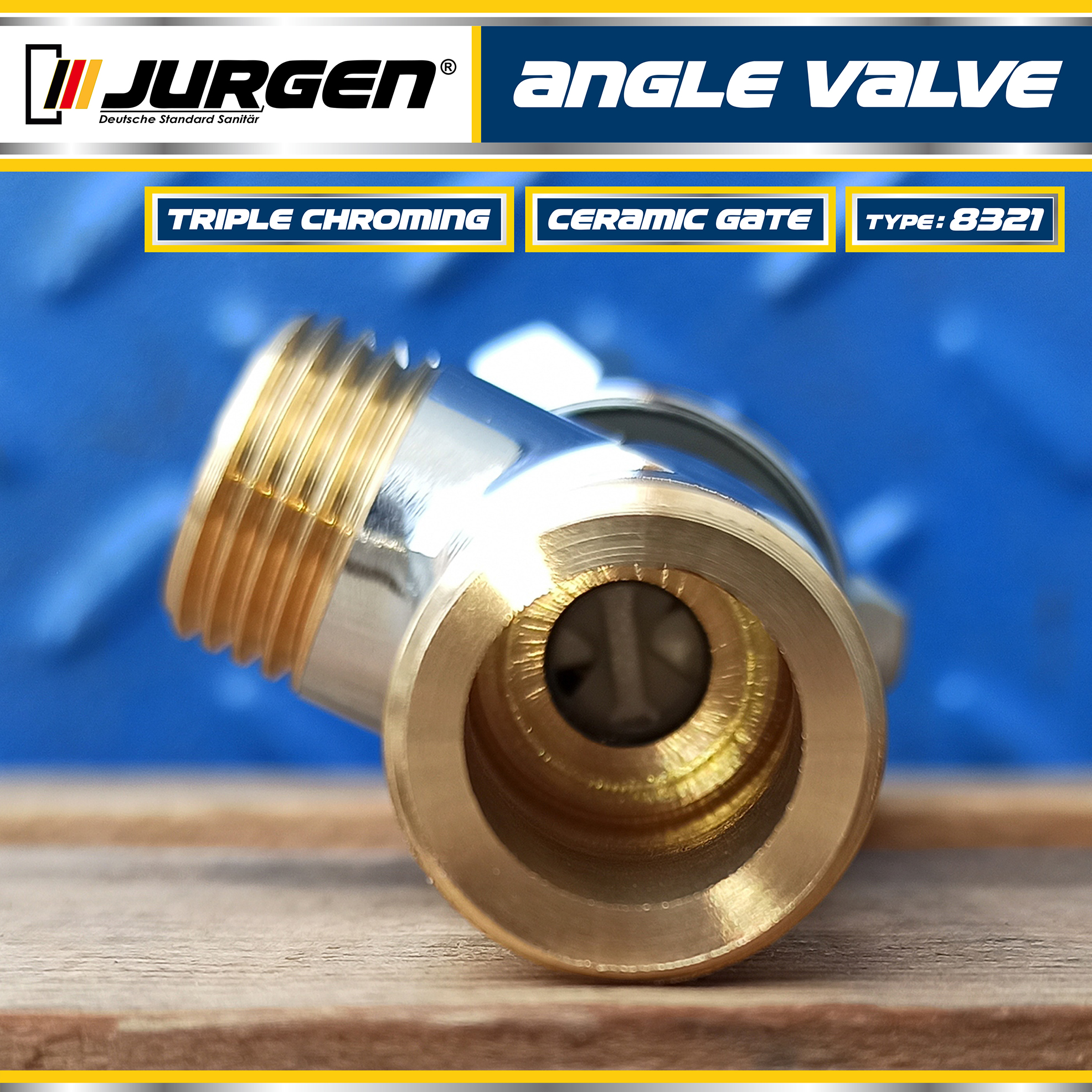 JURGEN Kran Shower Kuningan ( L- KOMET ) 8321