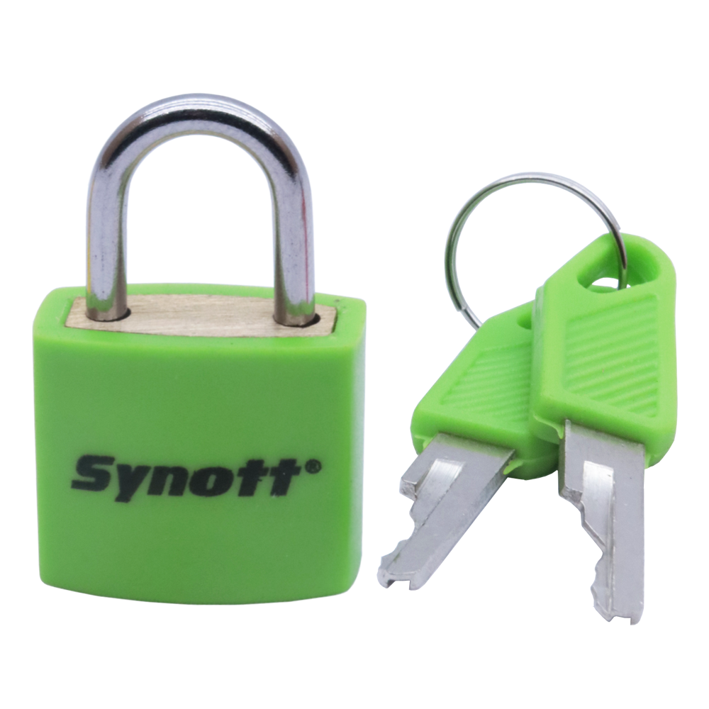 Synott Gembok Koper Brass (25mm)-HIJAU