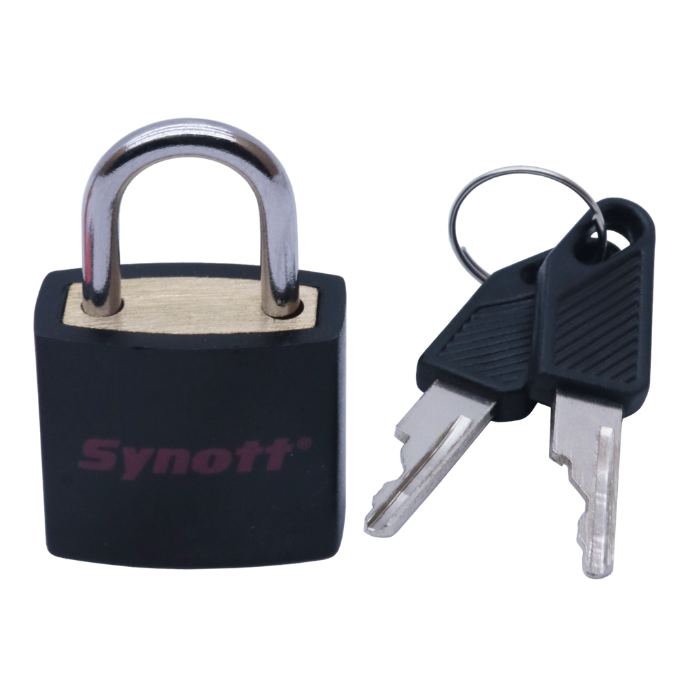 Synott Gembok Koper Brass (25mm)-HITAM