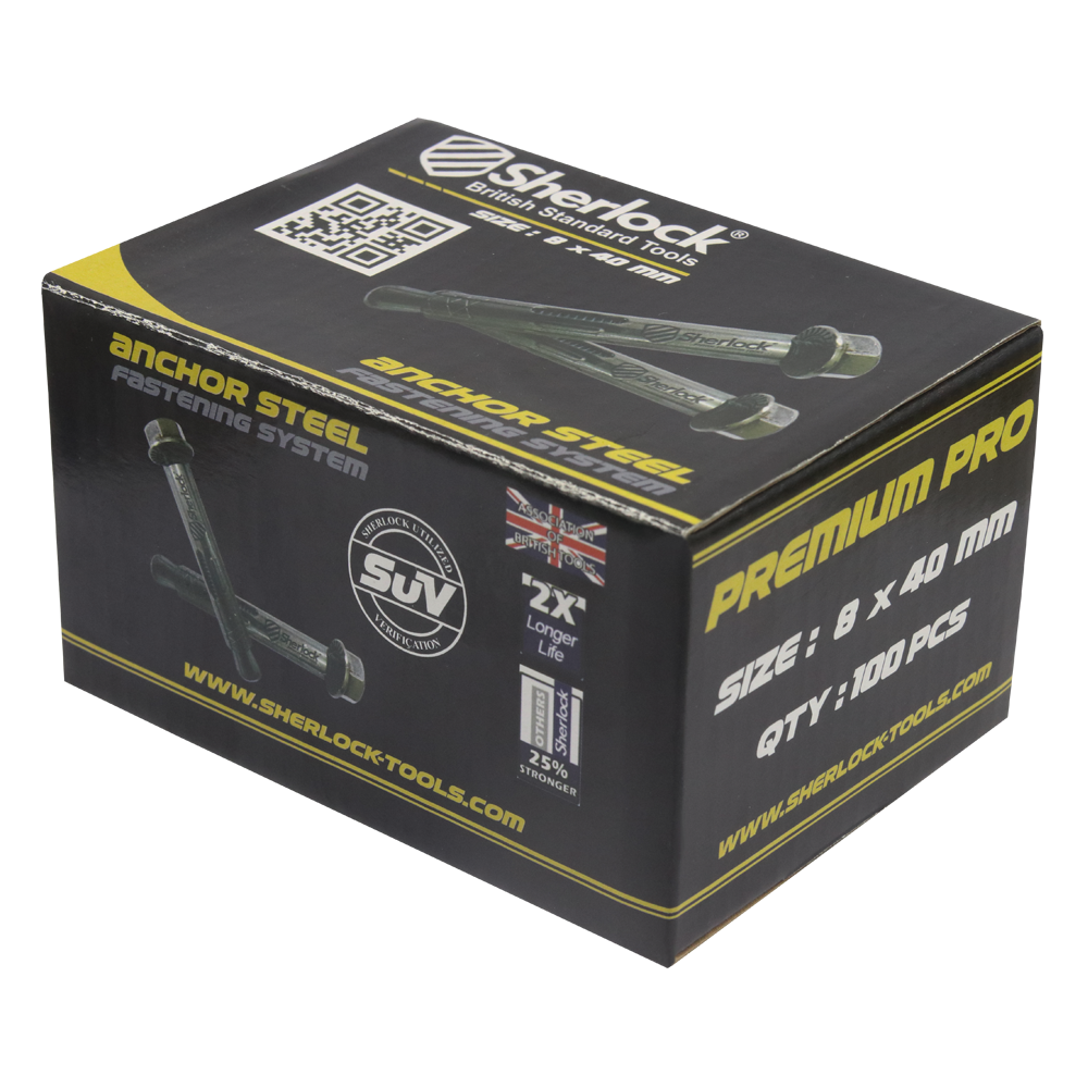 Sherlock ANCHOR BOLT (8x40 mm)