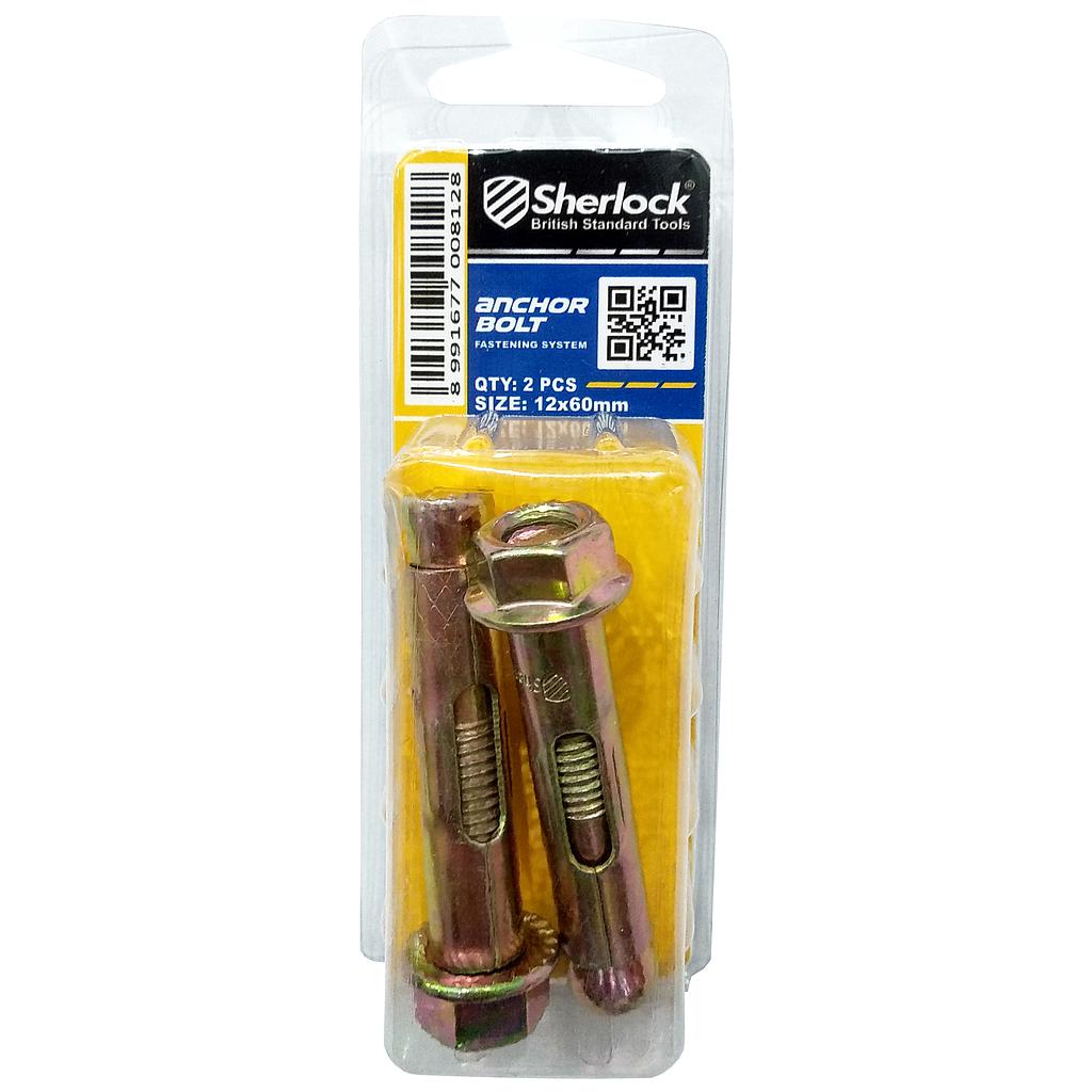 MIKA-Sherlock ANCHOR BOLT (12X60mm) (2pcs/Pak)