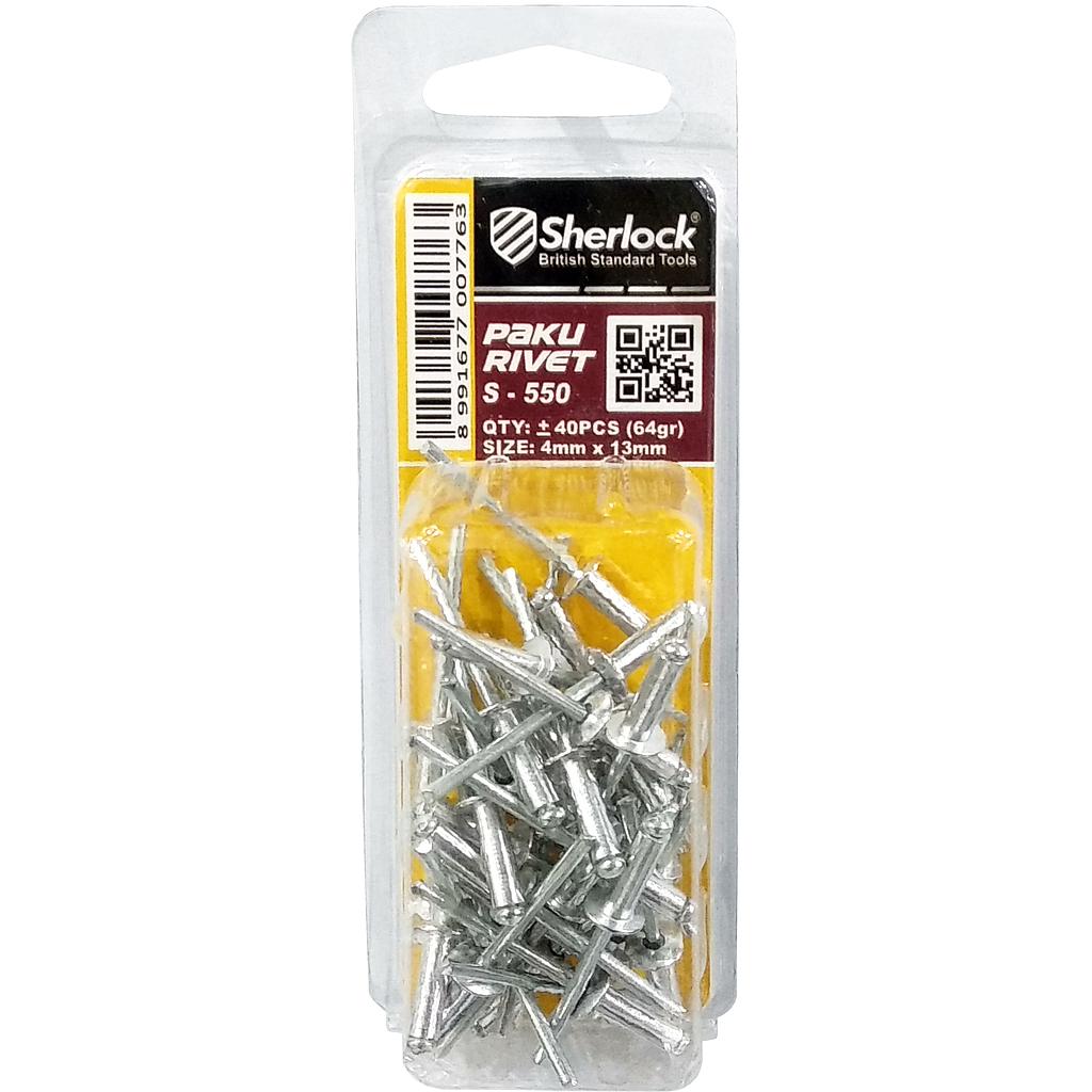 MIKA-Sherlock Paku RIVET S-550 (4x13mm)-[40pcs/pak]