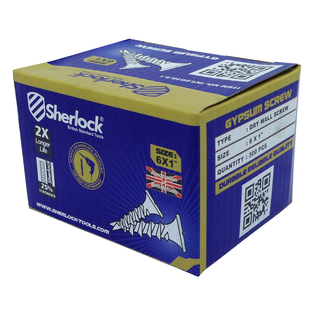 Sherlock Skrup Gypsum SMALL BOX (6 x 1")
