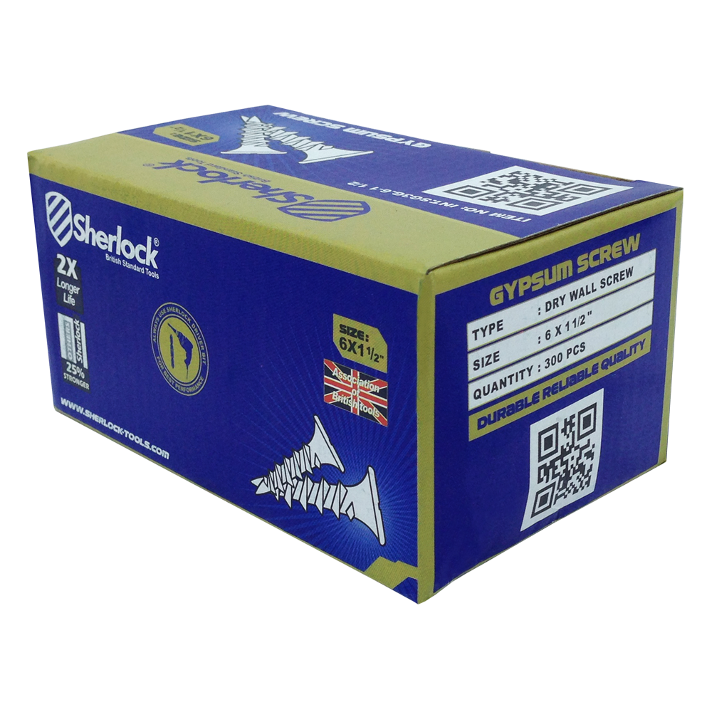 Sherlock Skrup Gypsum SMALL BOX (6 x 1 1/2")