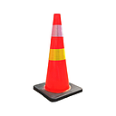 Traffic Cone PVC Kerucut Plastik 70cm