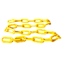 Rantai Plastik 8 mm x 4 meter - Kuning