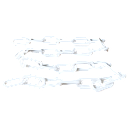 Rantai Plastik 8 mm x 4 meter - Putih