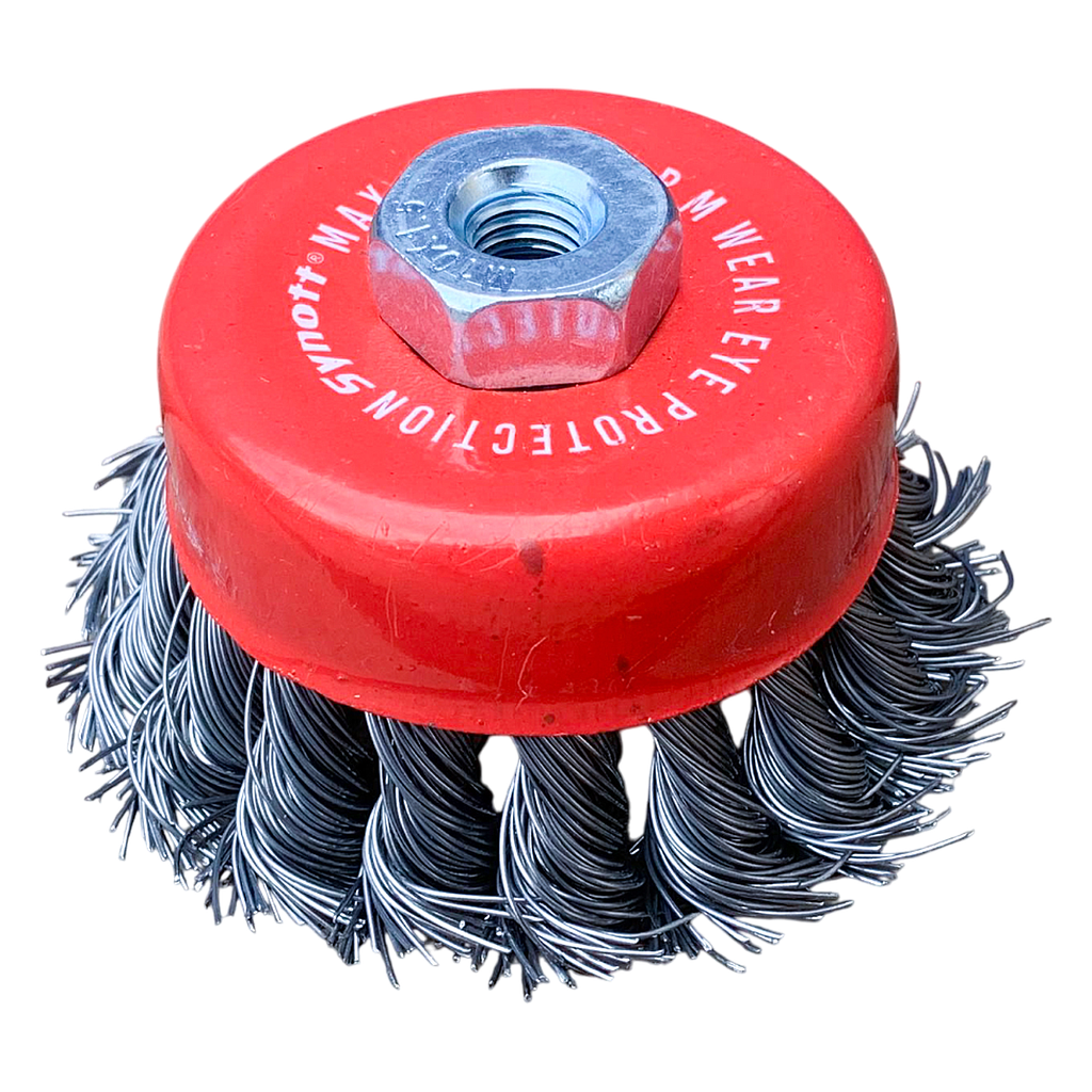 SYNOTT Wire Cup Brush 3 Inch - TWISTED