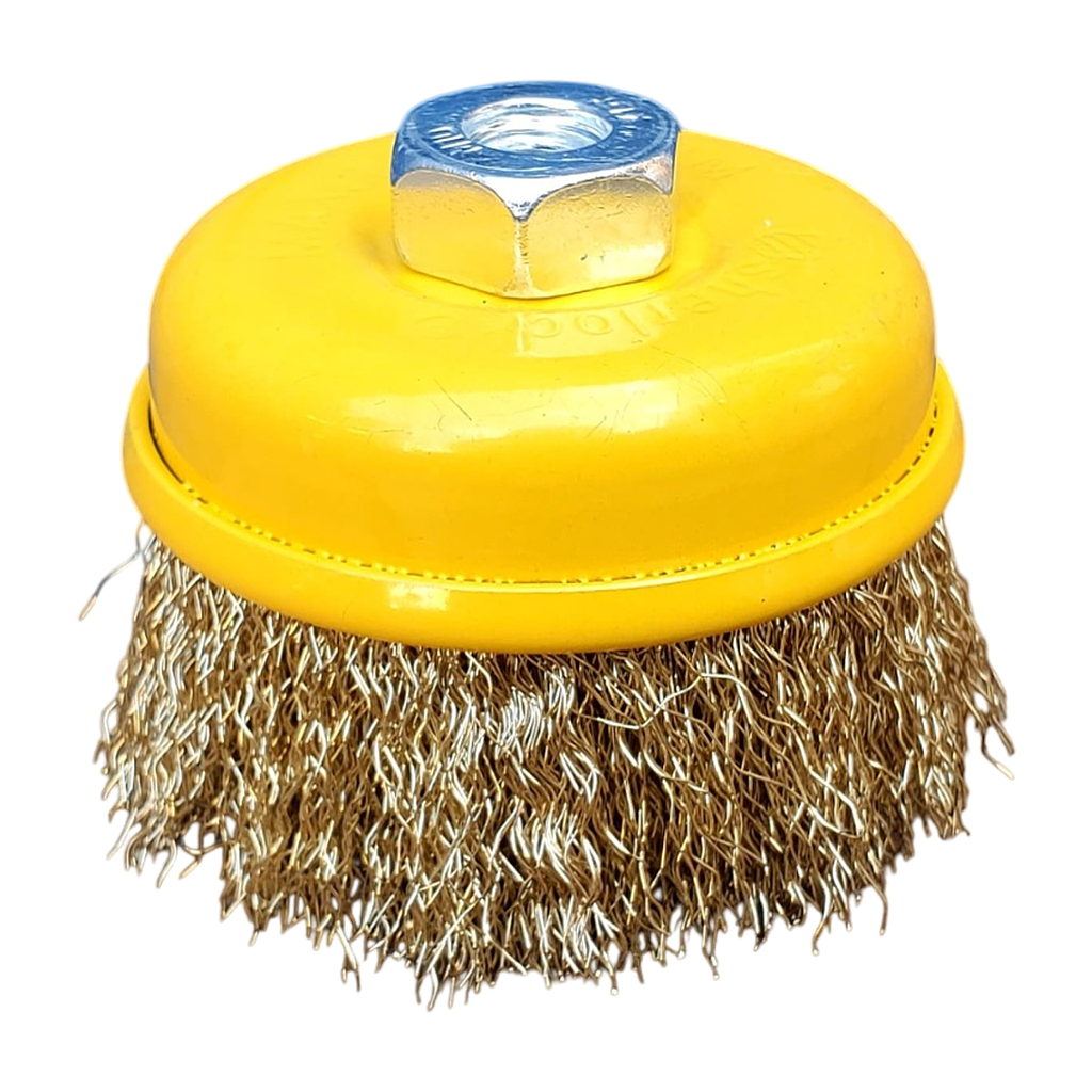 SHERLOCK Wire Cup Brush 3 Inch - CRIMPED