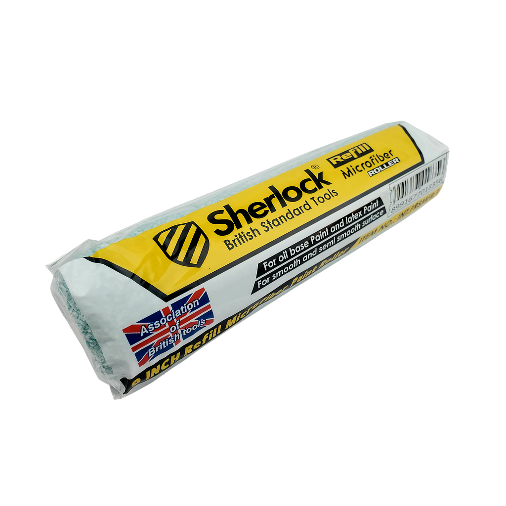 SHERLOCK Isi Kuas rol 9" Microfiber Roller (PCS)