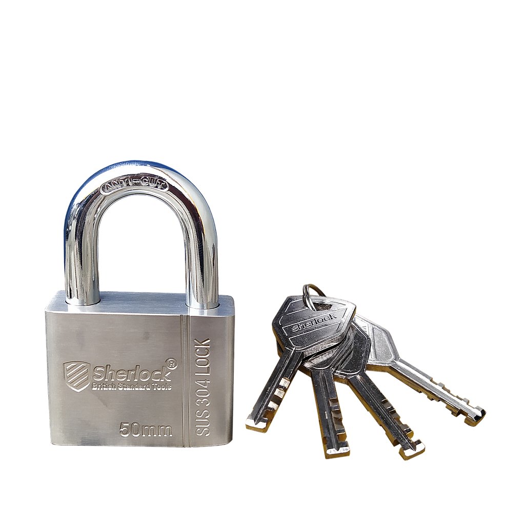 Sherlock Gembok STAINLESS STEEL 304 - 50mm (Pendek)