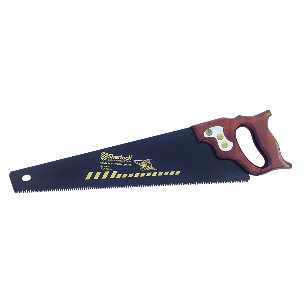 Sherlock Gergaji Kayu 18" (TEFLON) - GAGANG KAYU