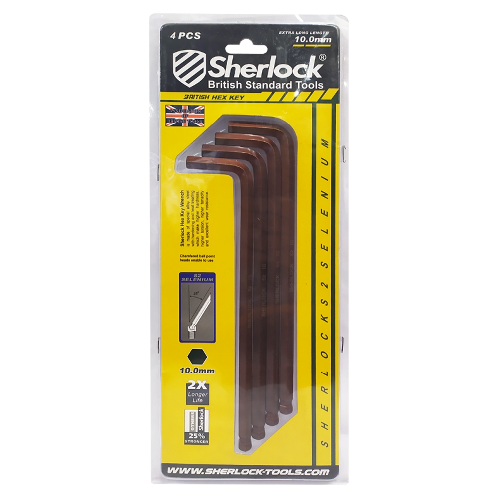 Sherlock HexKey (HeavyDuty)-Selenium 10MM (4pcs/pack)