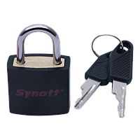 Synott Gembok Koper Brass (25mm)-HITAM