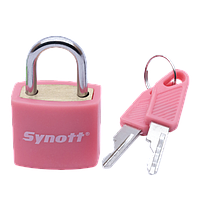 Synott Gembok Koper Brass (25mm)-MERAH MUDA