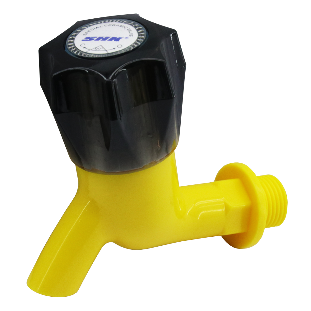 SHK Kran Plastik BELIMBING POLOS - KUNING