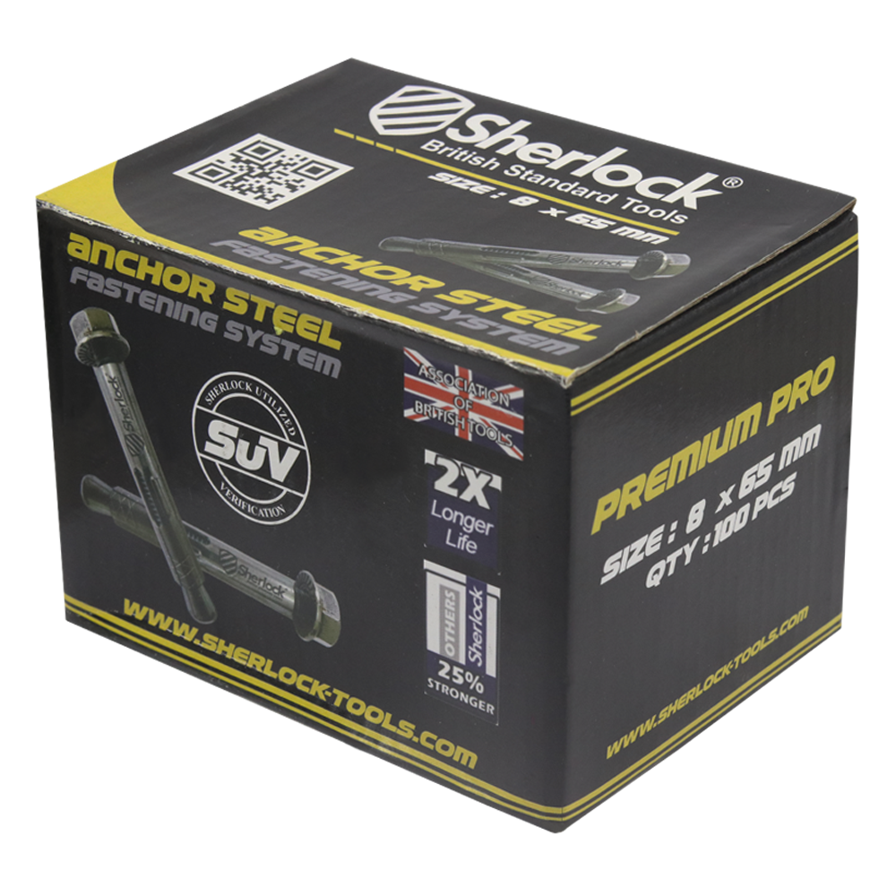 Sherlock ANCHOR BOLT (8x65mm)