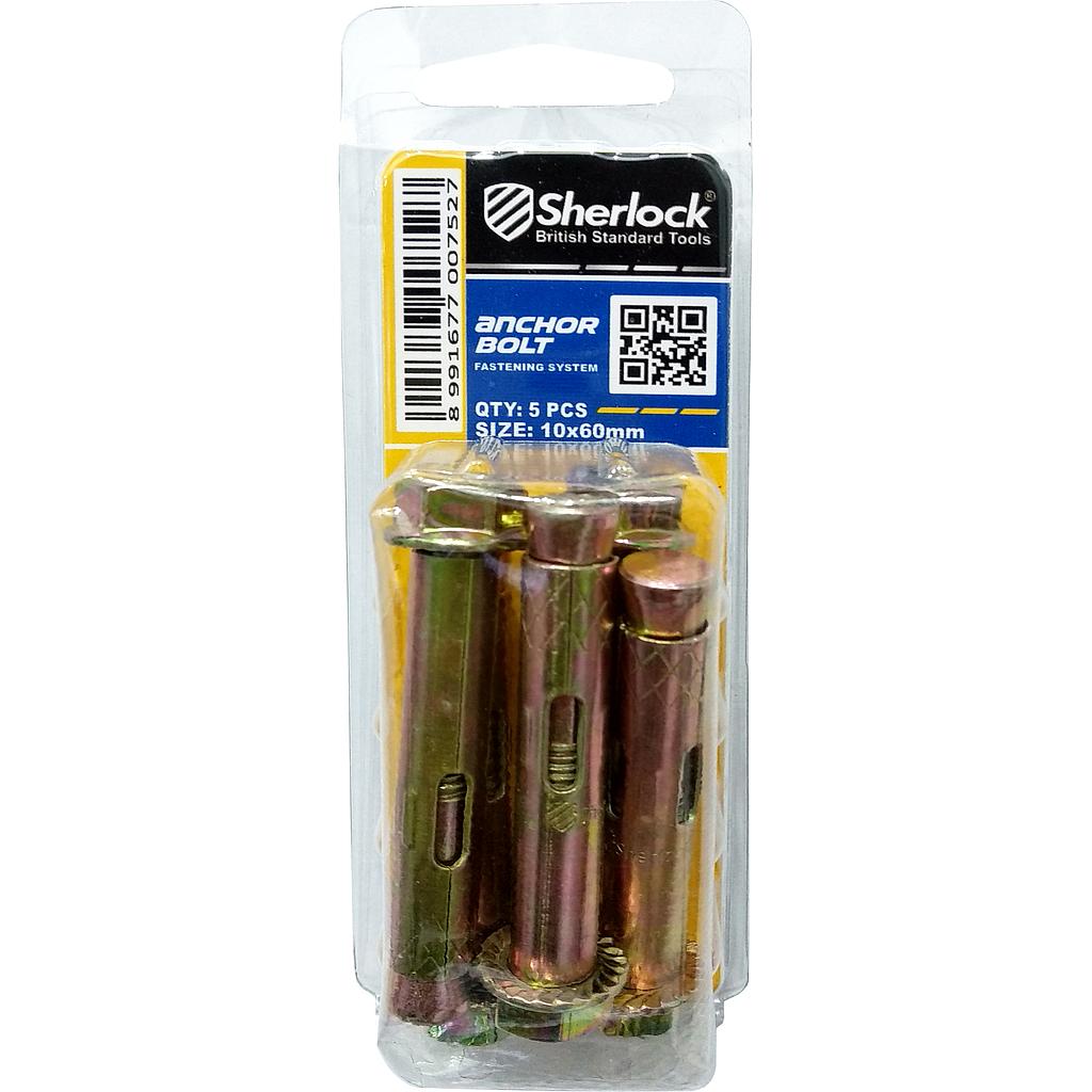 MIKA-Sherlock ANCHOR BOLT (10X60mm) (5pcs/Pak)