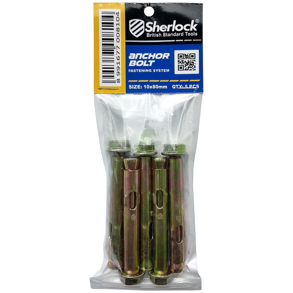 MIKA-Sherlock ANCHOR BOLT (10X80mm) (5pcs/Pak)