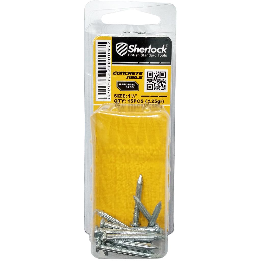 MIKA-Sherlock Paku BETON PUTIH 1 1/4" (15pcs/Pak)