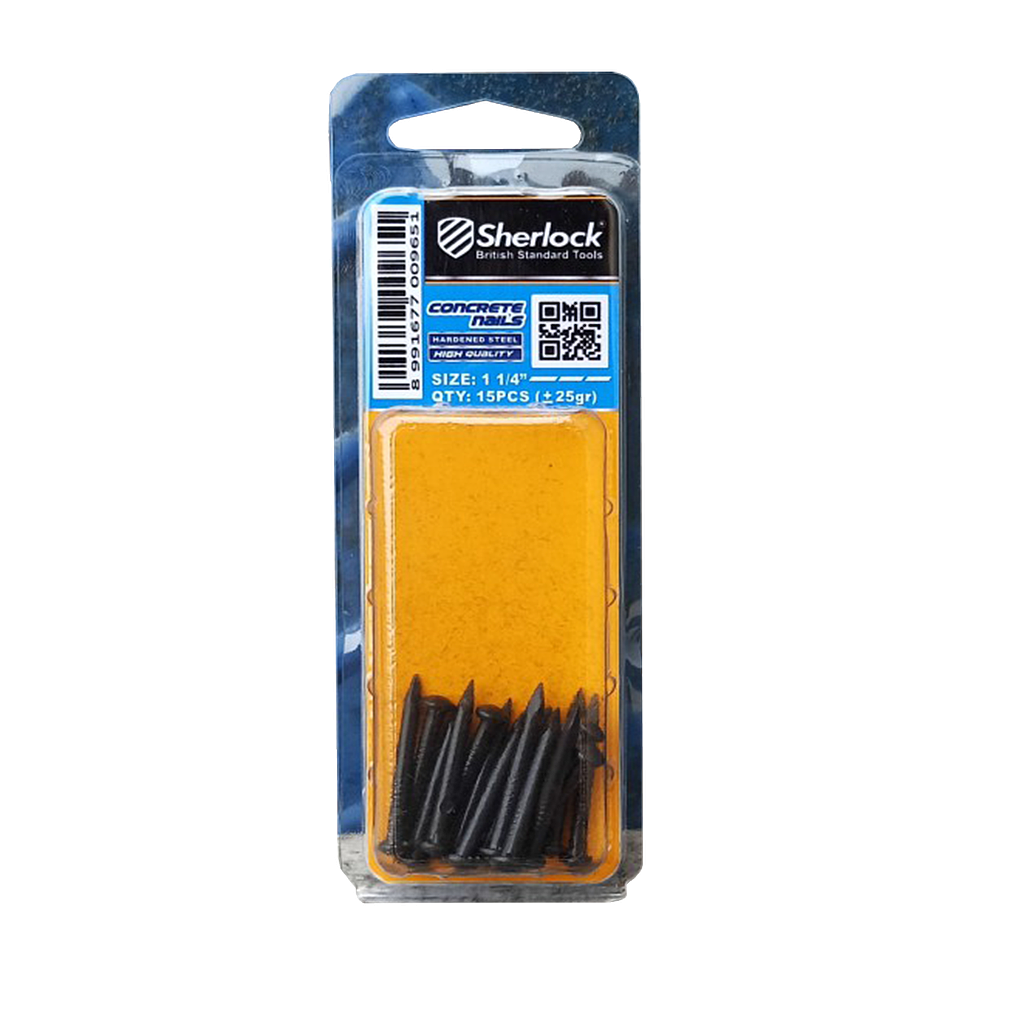 MIKA-Sherlock Paku BETON BLACK-11/4" (15pcs/Pak)