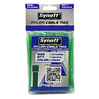 SYNOTT Kabel Tis 3x100mm HIJAU (100pcs/pak)