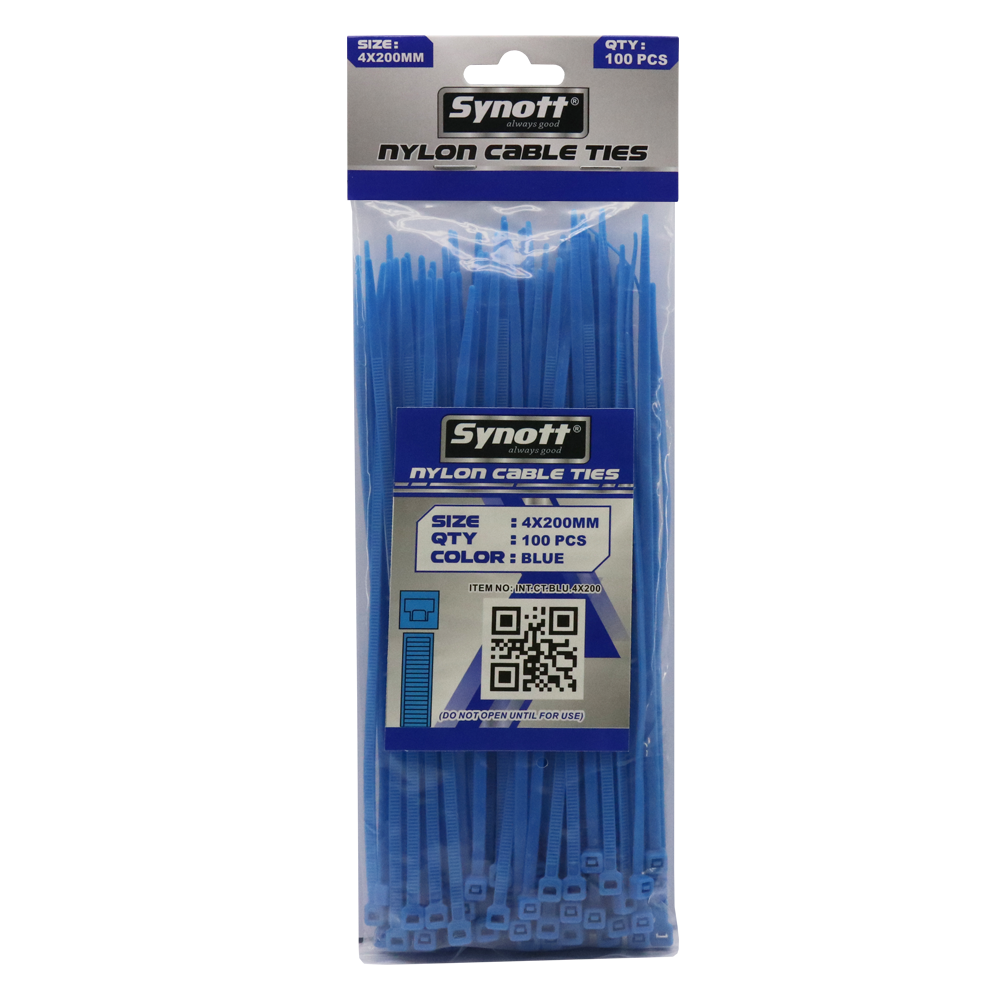 SYNOTT Kabel Tis 4x200mm BIRU (100pcs/pak)
