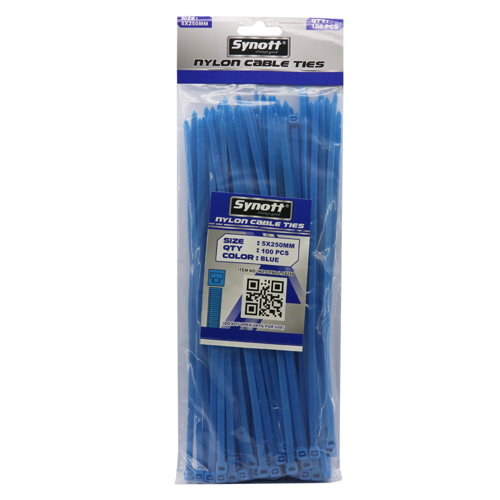 SYNOTT Kabel Tis 5x250mm BIRU (100pcs/pak)