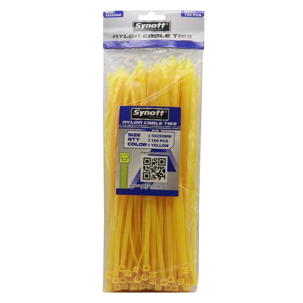 SYNOTT Kabel Tis 5x250mm KUNING (100pcs/pak)