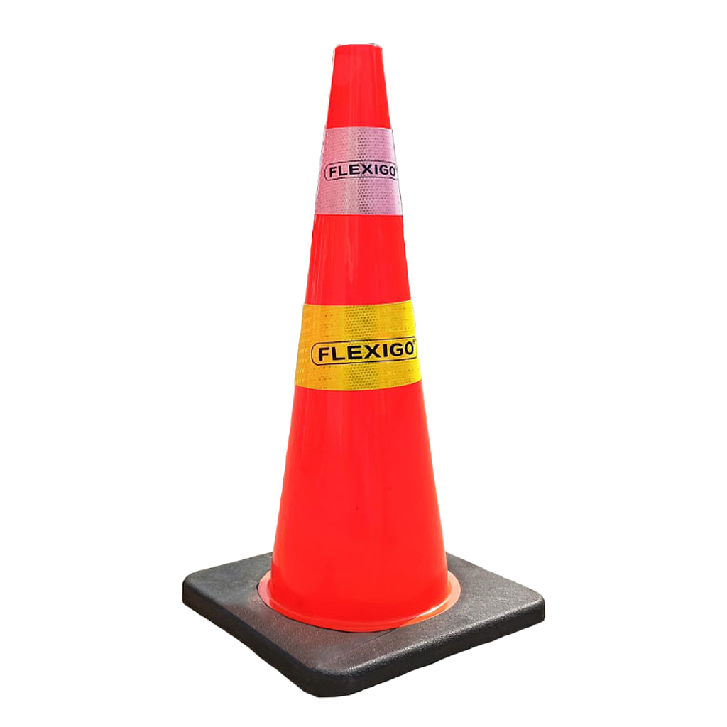 FLEXIGO Traffic Cone PVC Kerucut Plastik 70cm