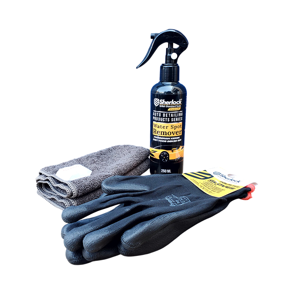 WATER SPOT + LAP + SARUNG TANGAN (BUNDLING)