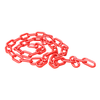 Rantai Plastik 6 mm x 2 meter - Merah
