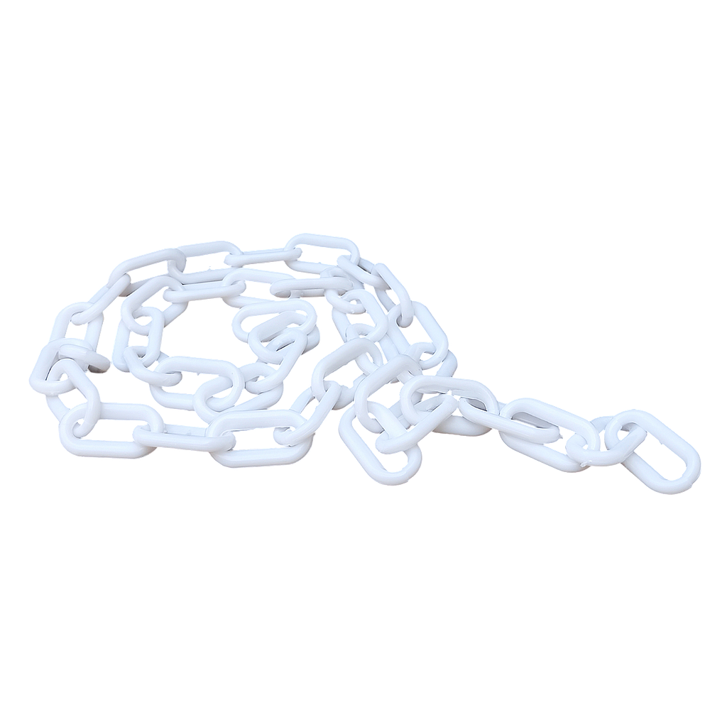 Rantai Plastik 6 mm x 5 meter - Putih