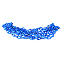 Rantai Plastik 8 mm x 25 Meter - Biru