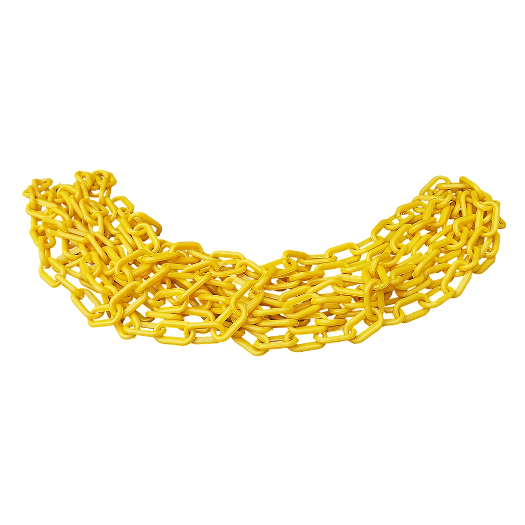Rantai Plastik 8 mm x 25 Meter - Kuning