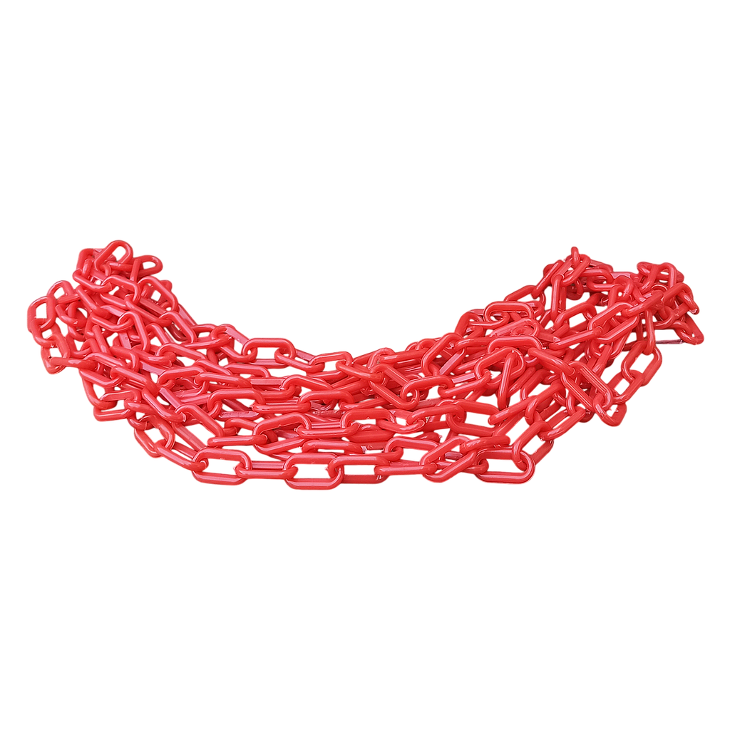 Rantai Plastik 8 mm x 25 Meter - Merah