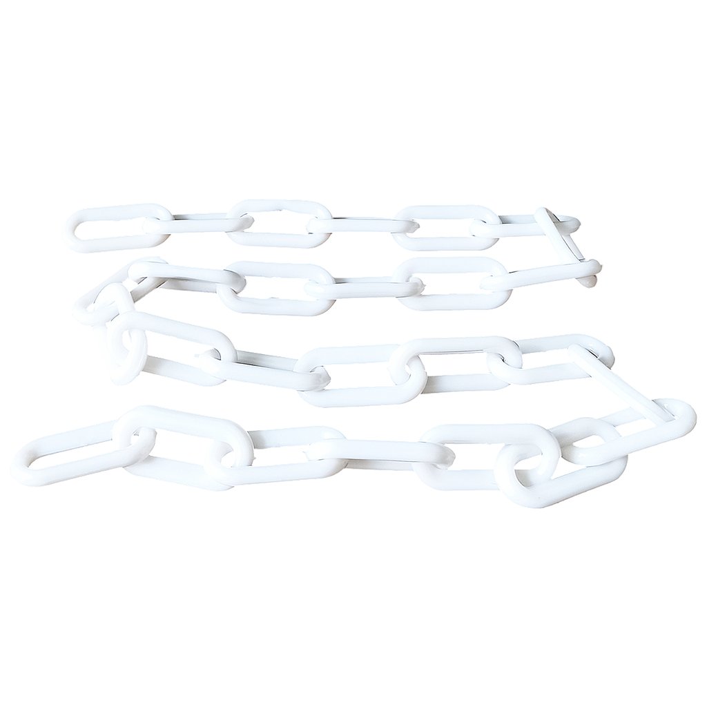 Rantai Plastik 8 mm x 4 meter - Putih
